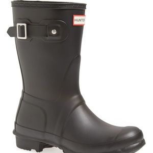 Black hunter boots (short)